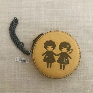 Gemini Coach coin purse NWT